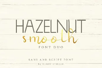 Hazelnut Smooth Demo font