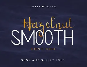 Hazelnut Smooth Demo font