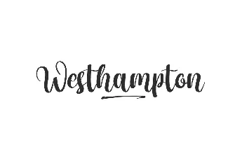 Westhampton font