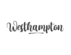 Westhampton font