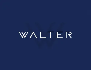 Walter font