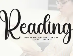 Reading Script font