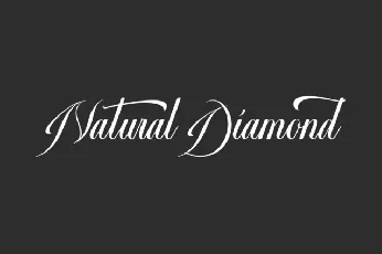 Natural Diamond font