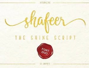 Shafeer font