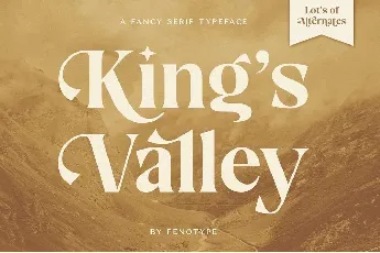 King’s Valley font