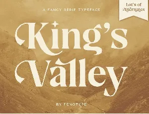 King’s Valley font