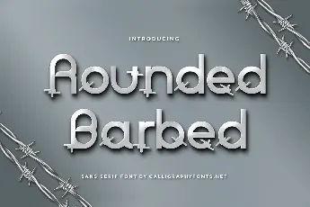 Rounded Barbed Demo font