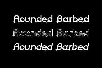 Rounded Barbed Demo font