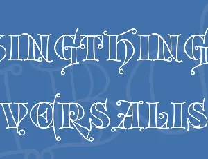 Kingthings Versalis font