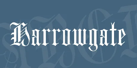 Harrowgate font