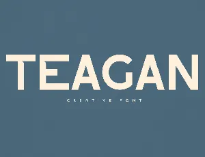 Teagan font