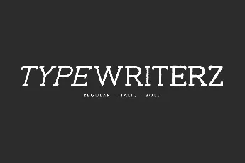 Typewriterz font