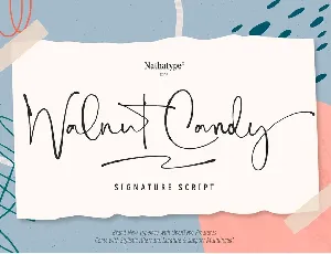 Walnut Candy font