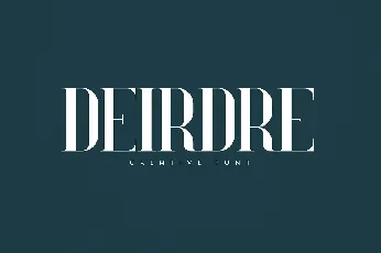 Deirdre font