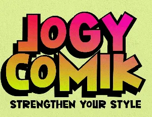 Jogy Comik font