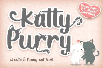 Katty Purry font