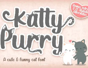 Katty Purry font