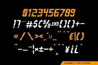 Thunderspeed font