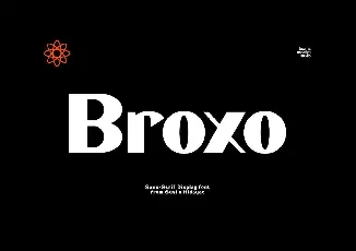 Broxo Stylish font