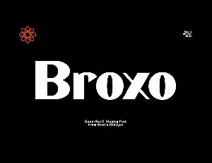 Broxo Stylish font