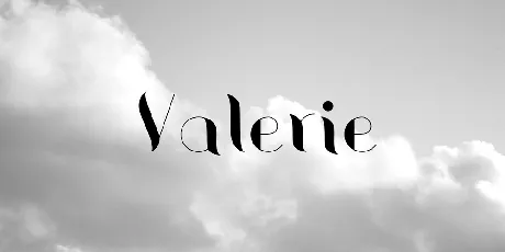 Valerie font