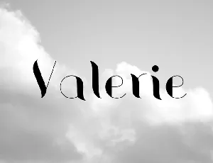 Valerie font