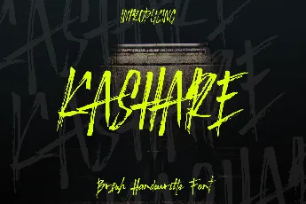 Kashare font