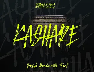 Kashare font