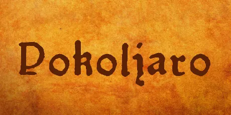 Pokoljaro font