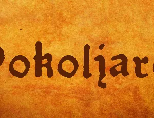 Pokoljaro font