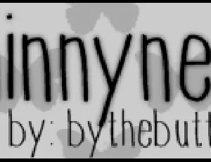 Thinnyness font