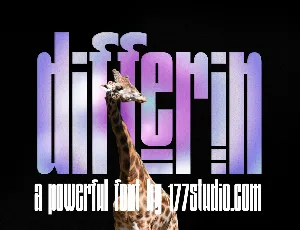 Differin Elegant font