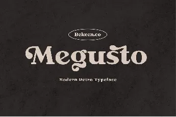 Megusto font