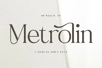 Metrolin font