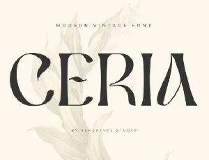 Ceria font