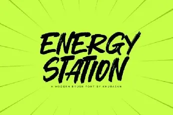 Energy Station font