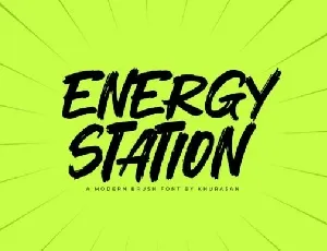 Energy Station font