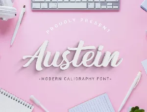 Austein Bold Script font