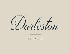 Darleston Modern Calligraphy font