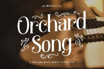 Orchard Song Free Trial font