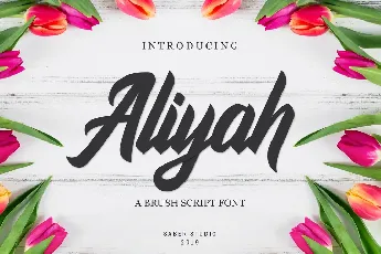 Aliyah font