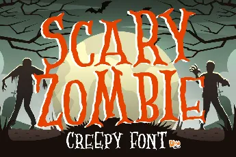 Scary Zombie font