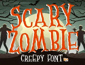 Scary Zombie font