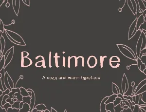 Baltimore Typeface font