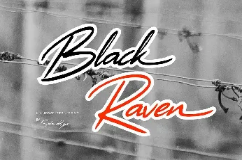 Black Raven font