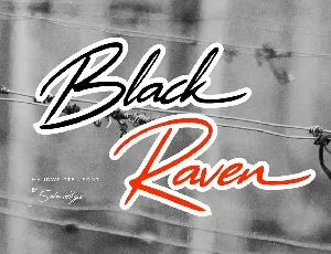 Black Raven font