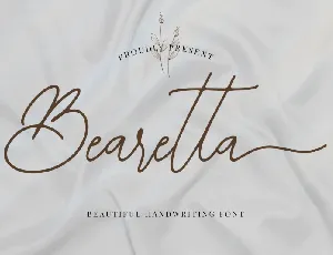 Bearetta font