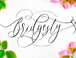 Bridgesty Script font