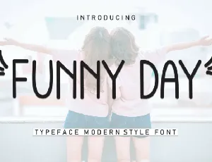 Funny Day Display font