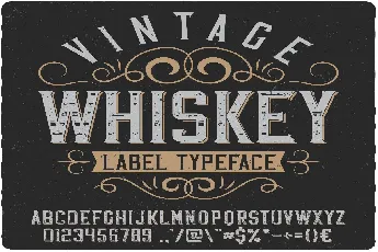 Vintage Whiskey font